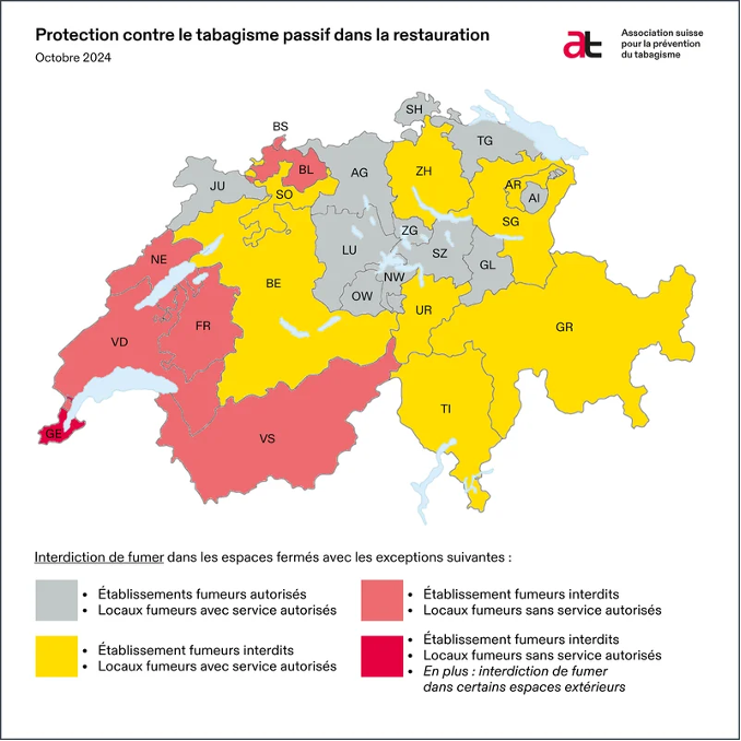 Protection contre le tabagisme dans la restauration (octobre 2024)